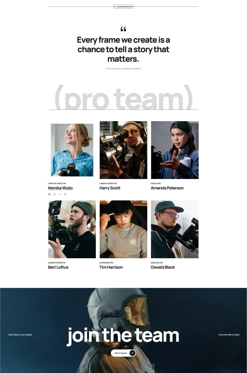Our team